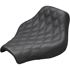 Renegade Solo Seat - Lattice Stitched - Black