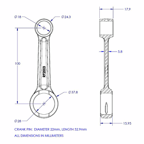 Connecting Rod Kit KR2037