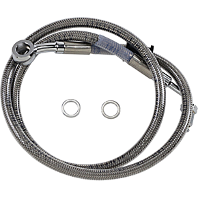 Brake Line - +6" - Stainless Steel - '18-'22 Softail 1741-5791