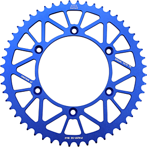 Rear Sprocket - Yamaha - Blue - 52 Tooth JTA251.52BLU