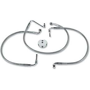 Brake Line - Front - Stainless Steel 1204-2739