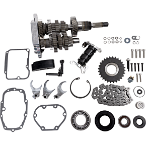 Direct Drive Gear Set - 6-Speed - Polished DD6-411P-02