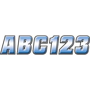 Sticker Kit - 2" - Chrome/Black CHBLK500