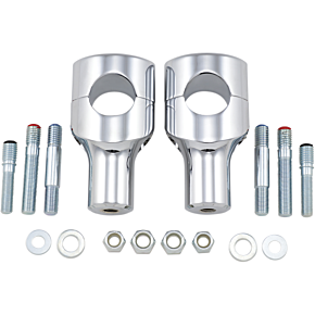 Drag Specialties Risers - Big Buffalo - 3" - Chrome 0602-0467