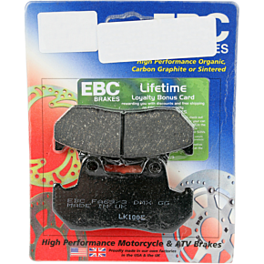 EBC Brakes Organic Brake Pads - Honda - FA69/3 FA69/3