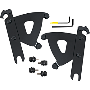 Memphis Shades Road Warrior Trigger-Lock Mounting Kit - Black - FLSTF MEB2053