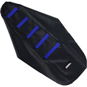 Moose Racing Ribbed Seat Cover - Blue - Yamaha