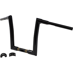 Todds Cycle Handlebar - 1-1/2" Strip - Road Glide - 12" - Gloss Black 0601-5731