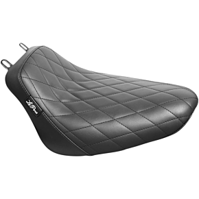 Bare Bones Solo Seat - Diamond Stitch - Black - Softail LYX-007DM