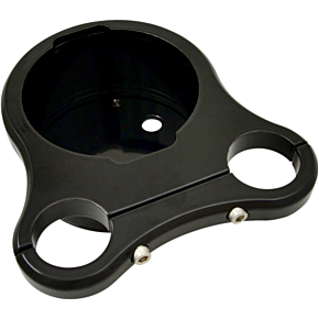 1.25" T-Bar Single Gauge Mount - Gloss Black - For '00-'20 OEM Style Gauges 2201-0200