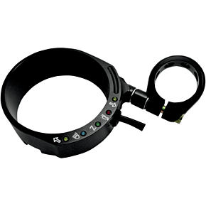 Speedometer Relocation  Bracket - Black - For 49 mm Fork 10-305B