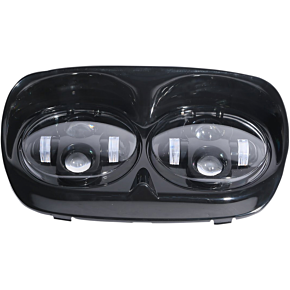 LED Headlight Assembly - Road Glide - Black LED-145B