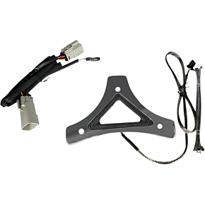 Custom Dynamics LED Backrest Light - Run/Brake - Chrome CD-BR-TKE-C