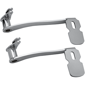 Kuryakyn Extended Brake Pedal - Chrome - Without Lowers - 9670