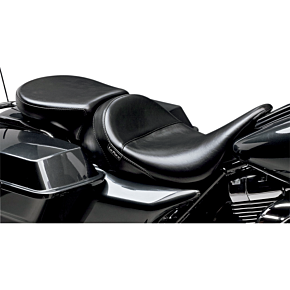Le Pera Aviator Pillion Pad - Wide - Smooth - Black LK-017PDX