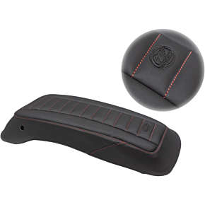 Mustang Saddlebag Lid Covers - Black/Red - '14-'21 FL 77640AB