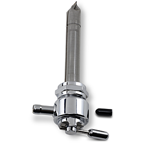 Pingel Fuel Valve - Chrome - 22mm - Round