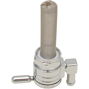 22mm Petcock Downward Chrome 5/16 Hose