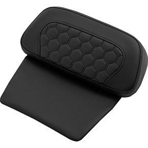 Chopped Tour Pak Pad - Honeycomb - Black Stitching - FLH/FLT '14-'24 814-07C-19000