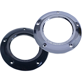 Derby Cover - Clear Black - M8 Softail 3433044018