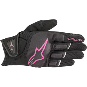 Alpinestars Stella Atom Gloves - Black/Pink - Large