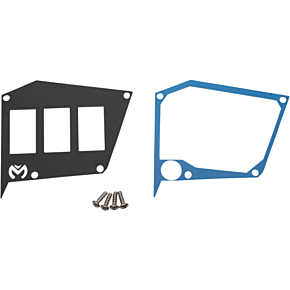 Moose Racing Dash Plate - Blue - RZR
