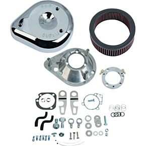 Ss Cycle Teardrop Air Cleaner - Chrome - XL 170-0306E