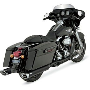 Vance  Hines Dual Headpipes for '95-'08 FL - Black 46799
