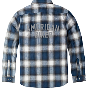 American Biker Mr Piston Flannel Shirt - Blue - 4XL ABBPISTON02ST61BL4R