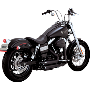 Shortshots Staggered Exhaust System - Matte Black 47327