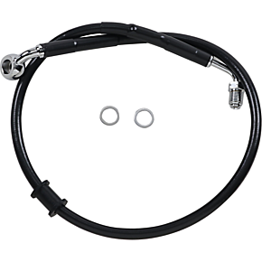 Brake Line - +2" - Black - '18-'21 Softail 1741-5819