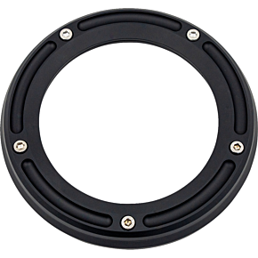 Assault Derby Cover with Window - Matte Black - Big Twin TM-0041MBK