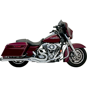 B4 2:1 Exhaust - Chrome - Megaphone FLH-747