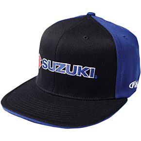 Suzuki Flexfit® Hat - Black/Blue - Small/Medium 15-88450