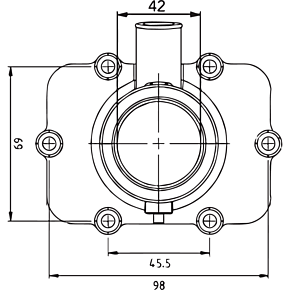 Kimpex Carburetor Flange - Ski-Doo 301748