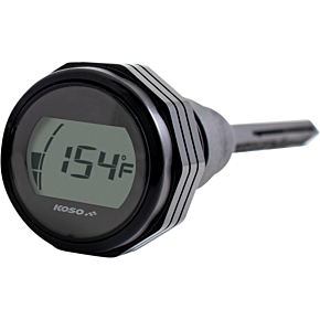 Koso North America Oil Dipstick Gauge - Black BA053101