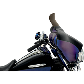Memphis Shades Spoiler Windshield - 6.5" - Smoke - FLH MEP8581