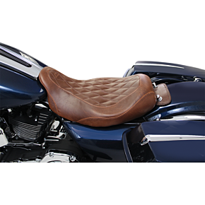 Mustang Seat - Wide Tripper™ Solo - without Backrest - Diamond - Brown 76722