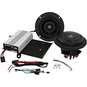 Wild Boar Audio 400W Amp/Speaker Kit - FLH WBASG KIT.2R