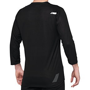 Airmatic 3/4 Sleeve Jersey - Black - Large 40018-00002