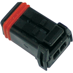 Mx-1900 2-pin Black Socket Housing Hd# 72906-11