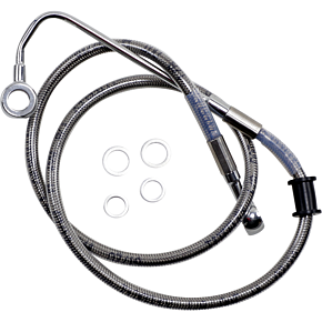 Brake Line - +2" - Stainless Steel - '15-'17 Softail 1741-5755