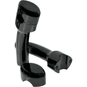 La Choppers Risers - Smooth - Pullback - 5-1/2" x 1-1/4" - Black LA-7406-05B