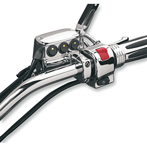Show Chrome Switch Block Assembly - Clutch Side - Chrome 52-605LA
