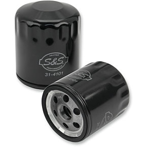Ss Cycle Oil Filter - Black 31-4101A
