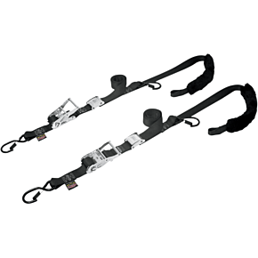 Cam Ratchet Tie-Downs - 1-1/2" x 6-1/2' - Black 30722