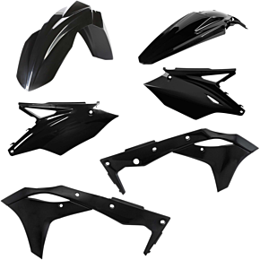 Acerbis Plastic Body Kit - Black - KX250F
