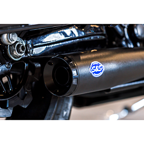 Ss Cycle Diamondback 2-1 50 State Exhaust System - Guardian Black 550-1027A
