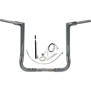 Handlebar Kit - Flat Top - 16" - Chrome 619016