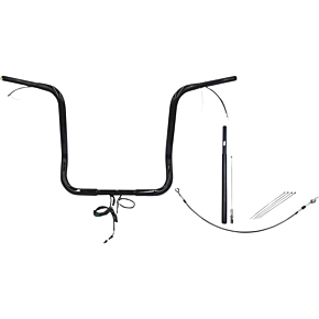 Handlebar Kit - Pointed Top - 16" - Black 912016-B